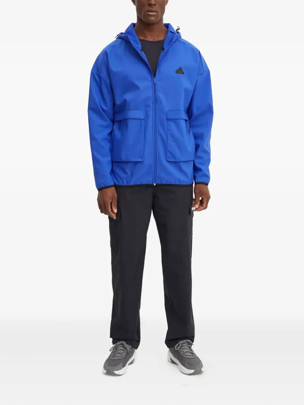adidas long-sleeve zip-up hoodie | Hoodies | Image 2