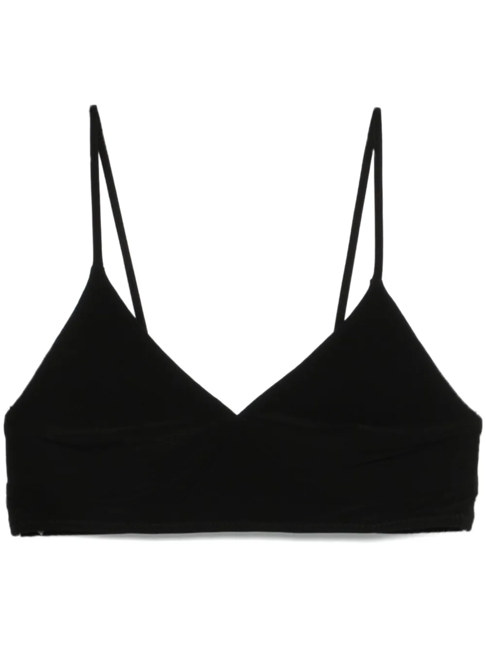 cropped slip bra top