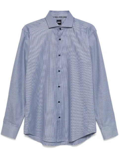 BOSS camisa con motivo micro
