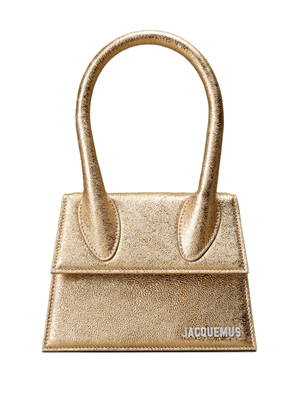 Jacquemus medium Chiquito metallic-leather top-handle bag | Gold | Image 1