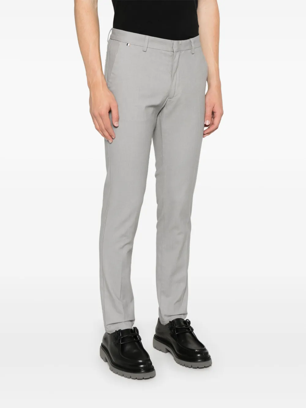 BOSS Slim-fit chino Grijs