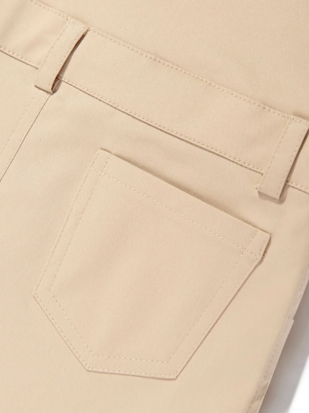 Fendi Kids Jurk met geborduurd logo Beige