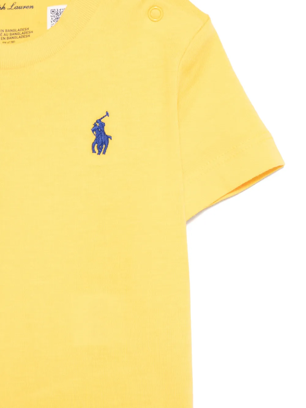 POLO RALPH LAUREN KIDS T-shirt met borduurwerk Geel