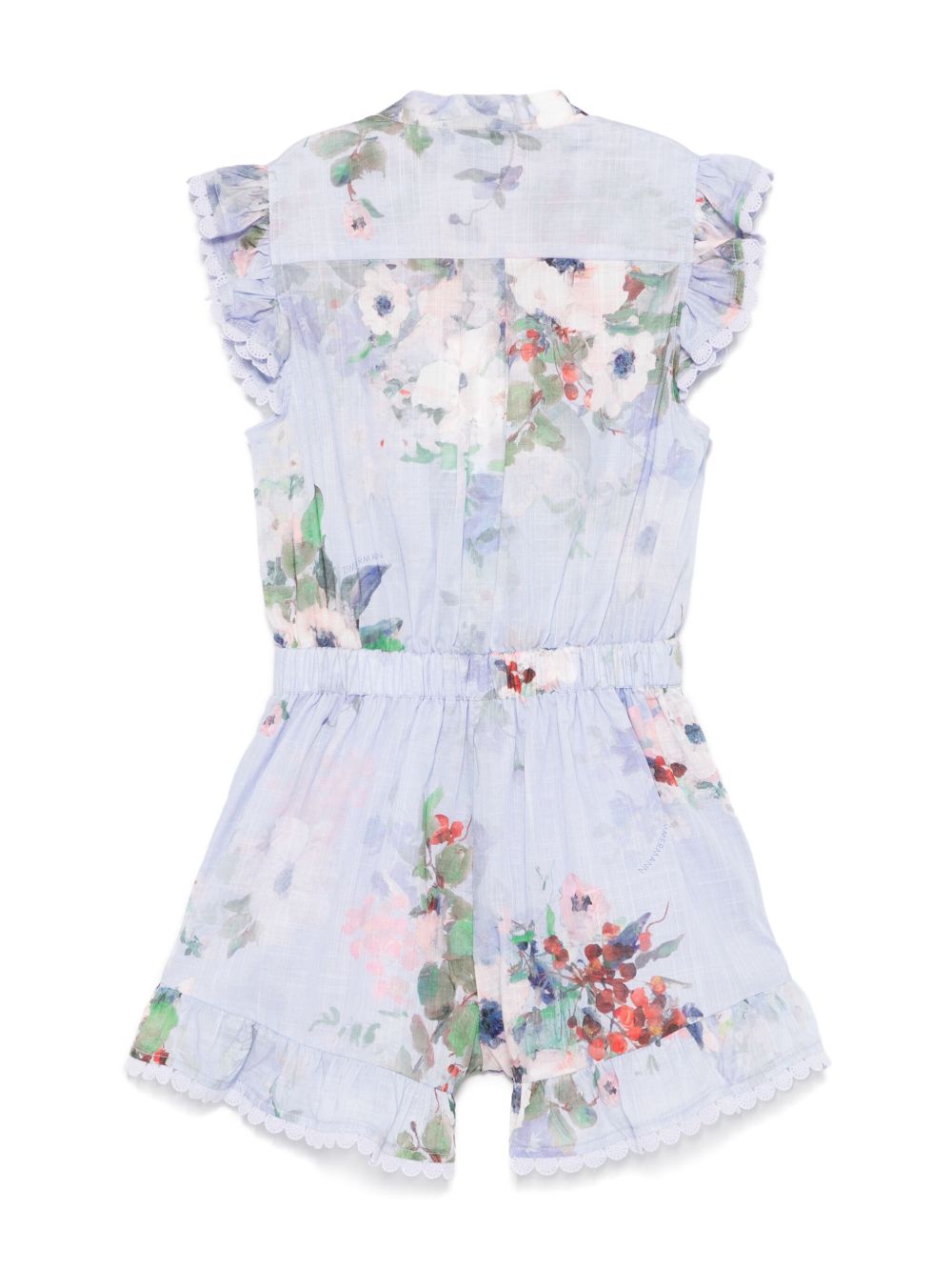 ZIMMERMANN Kids Everley romper - Blauw