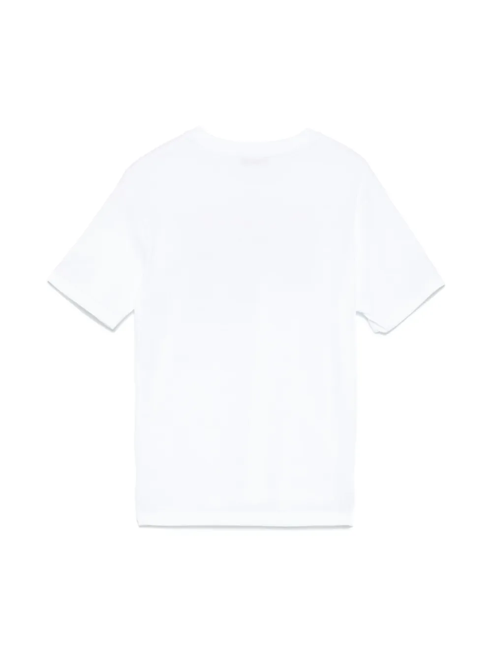 MSGM Kids T-shirt met logoprint - Wit