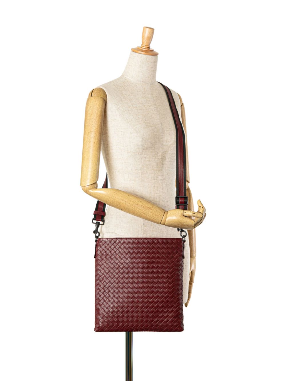 Bottega Veneta Pre-Owned 2012-2024 Intrecciato crossbody bag - Red