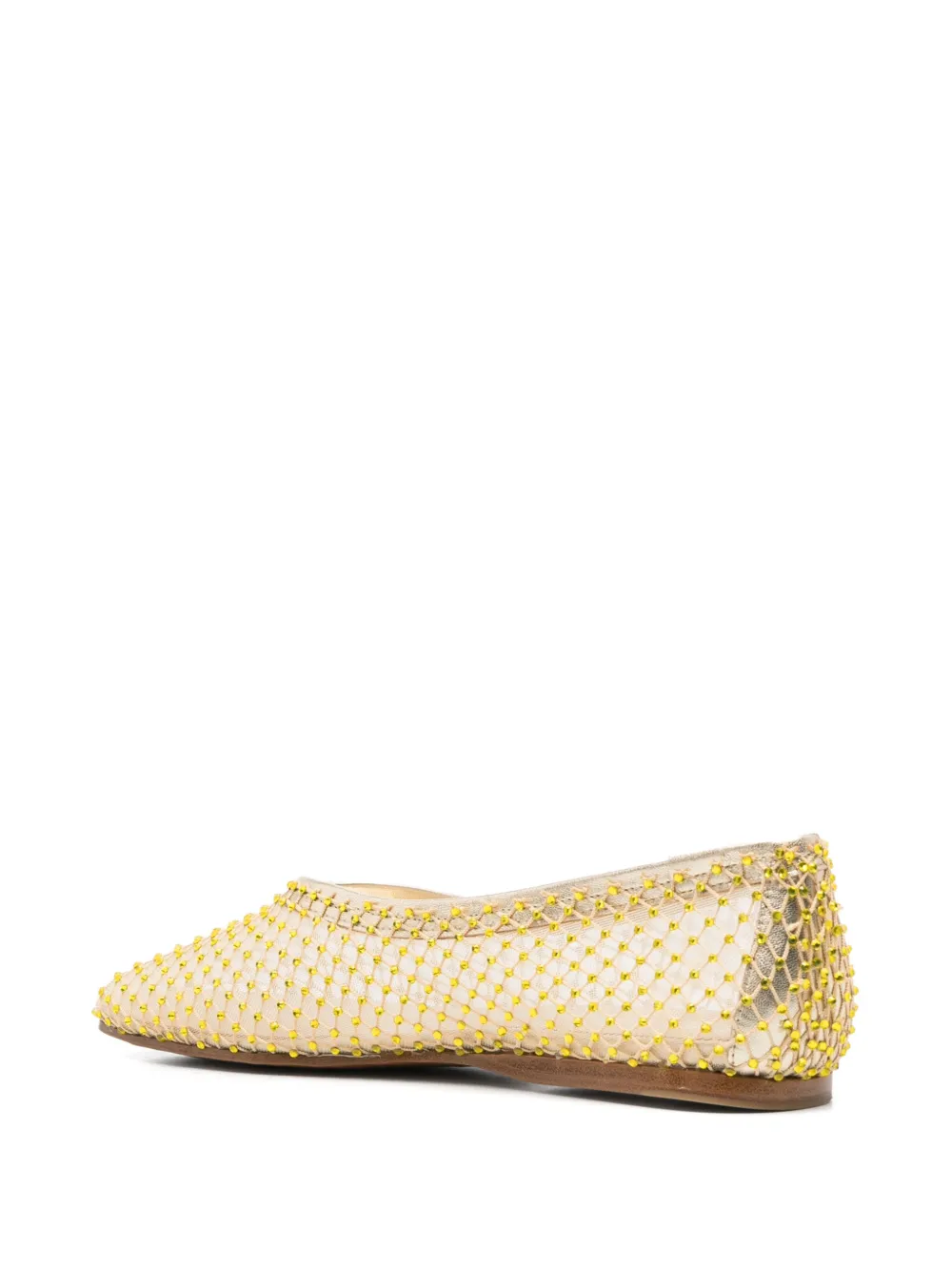 Forte mesh ballerina shoes Yellow