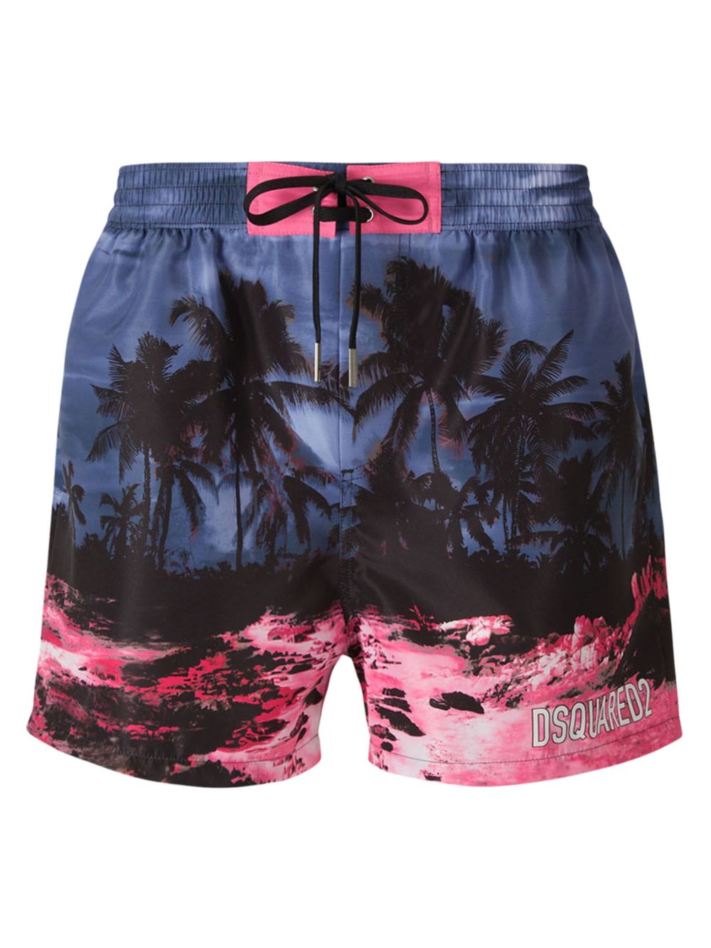 DSQUARED2 Zwembroek met print Blauw