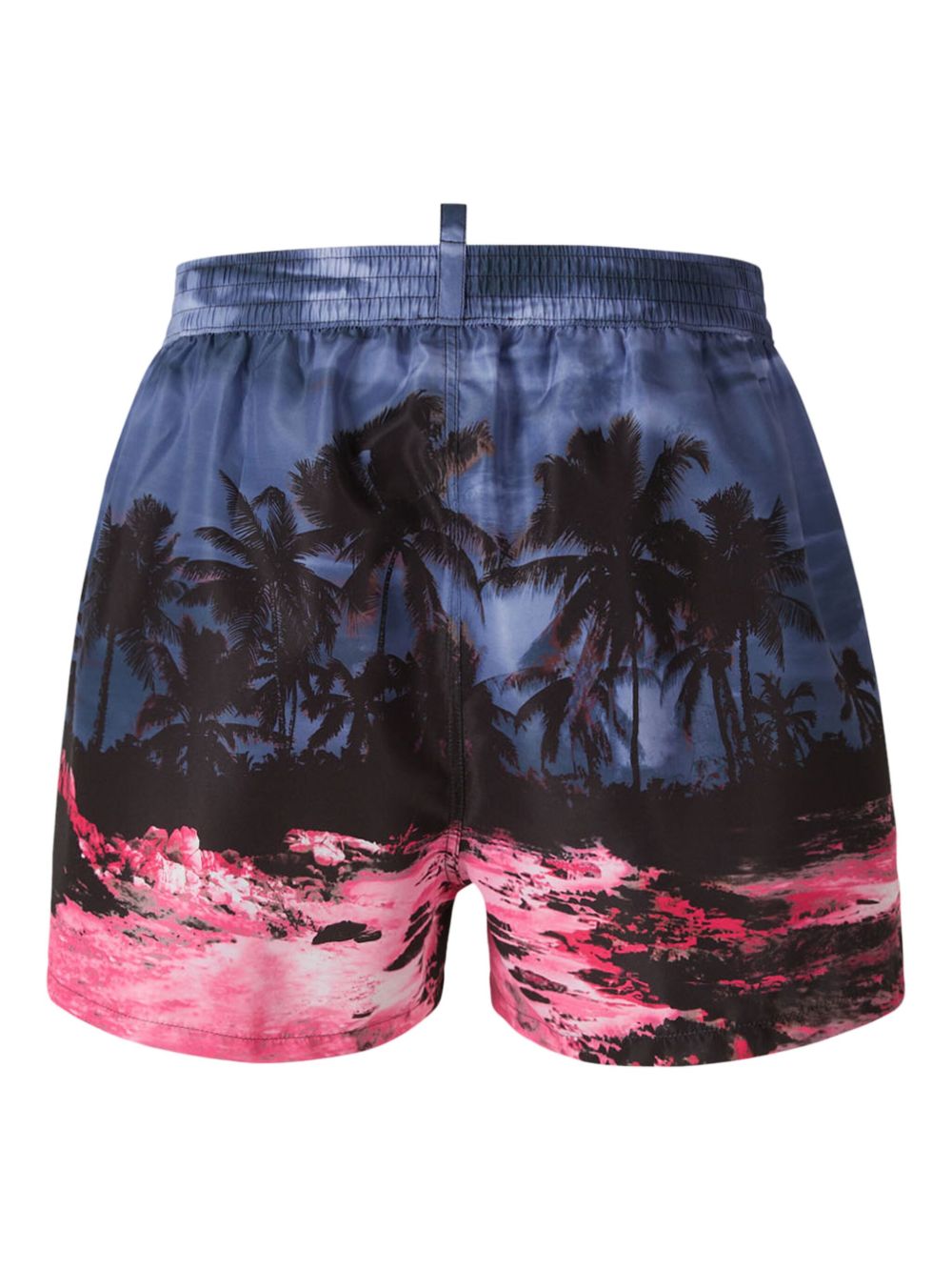 DSQUARED2 Zwembroek met print - Blauw