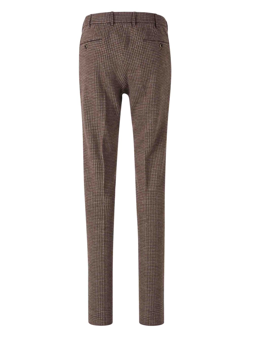 PT Torino houndstooth cropped tailored trousers - Bruin