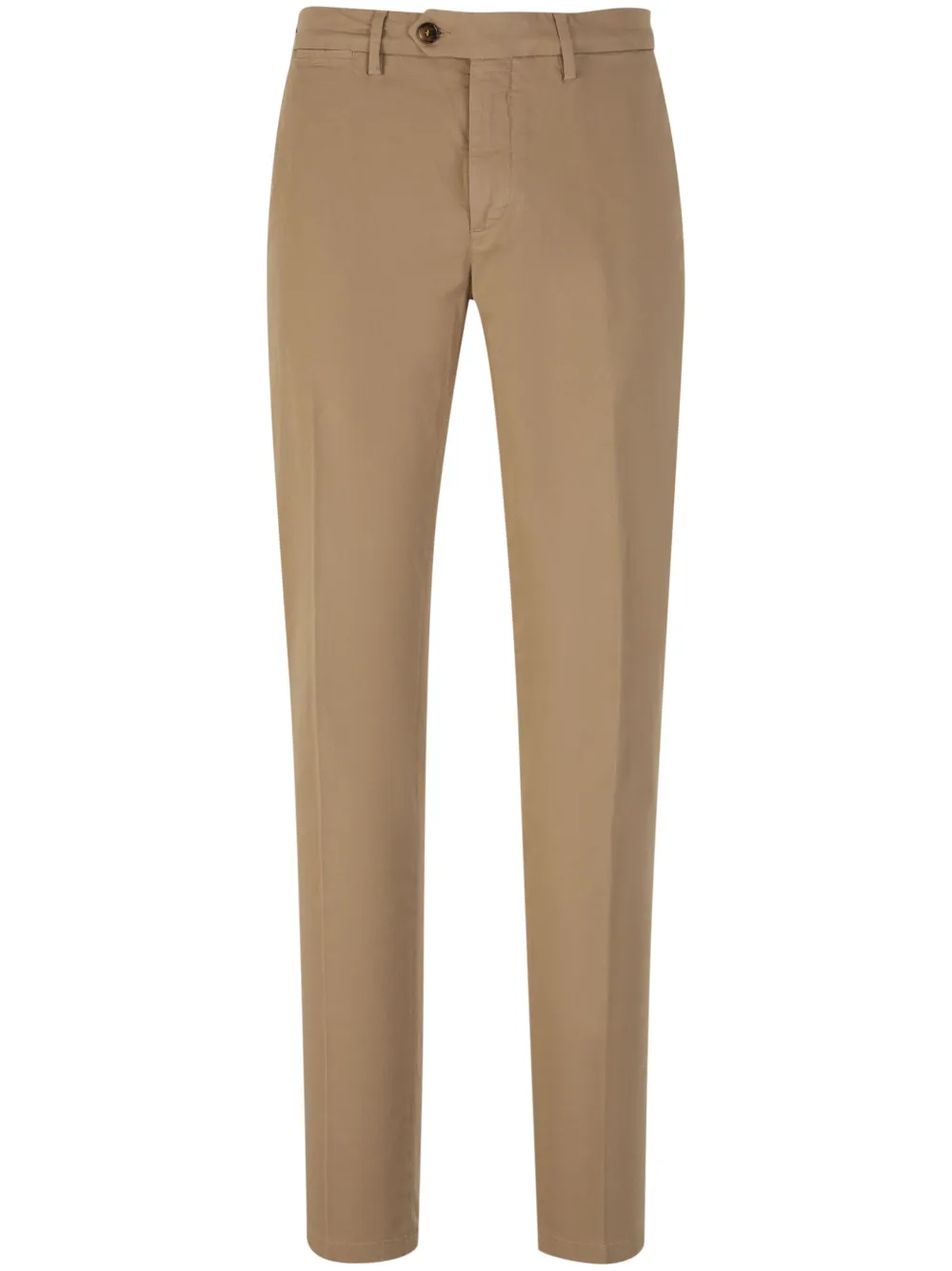 creased tailored trousers