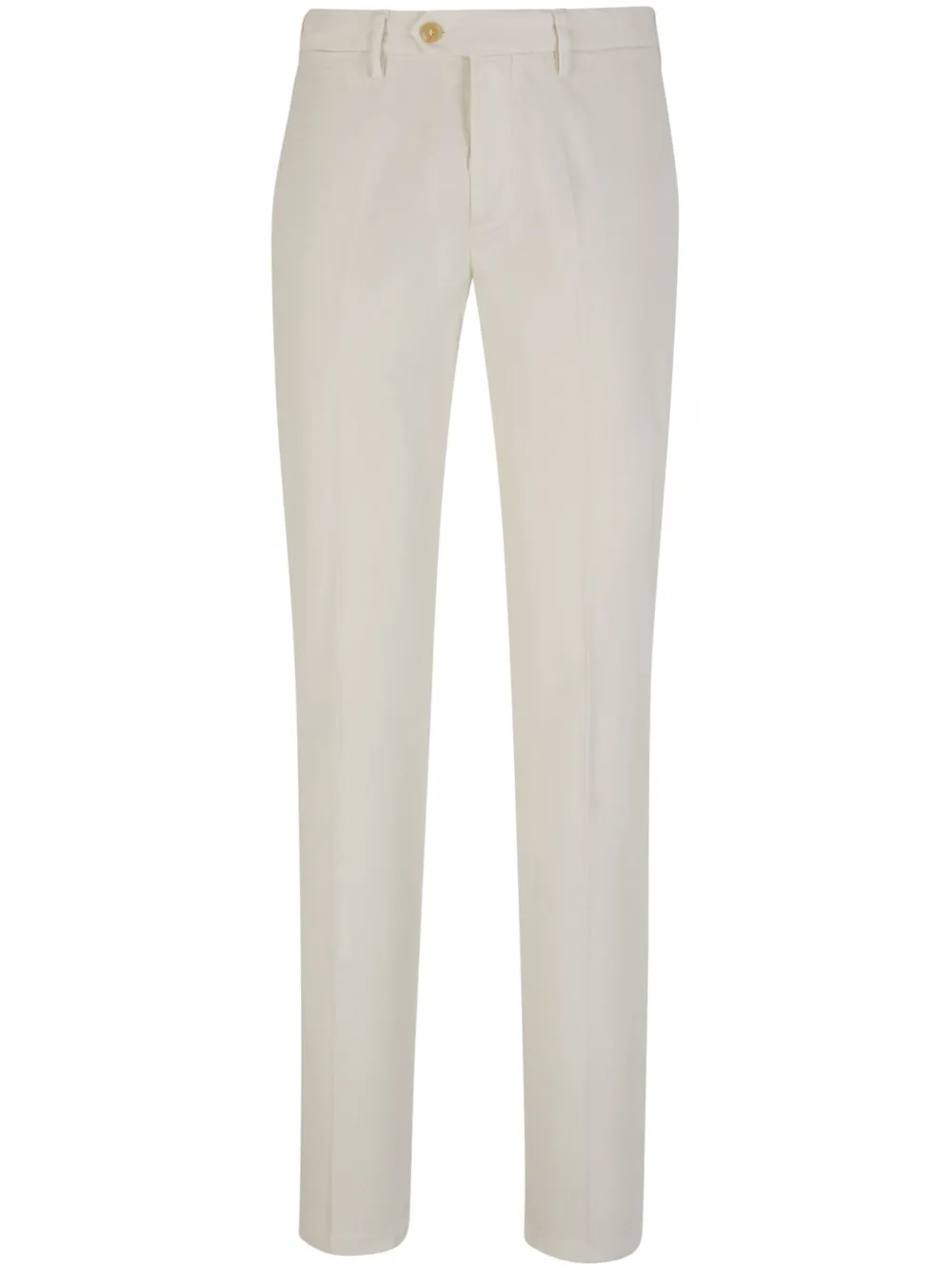 creased tailored trousers