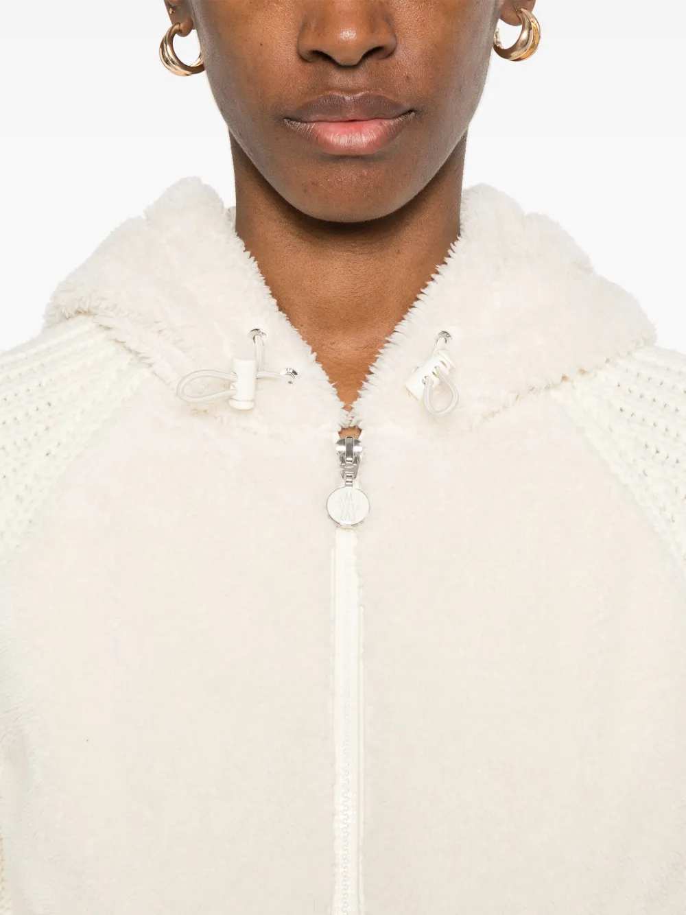 Moncler Fleece jack Beige