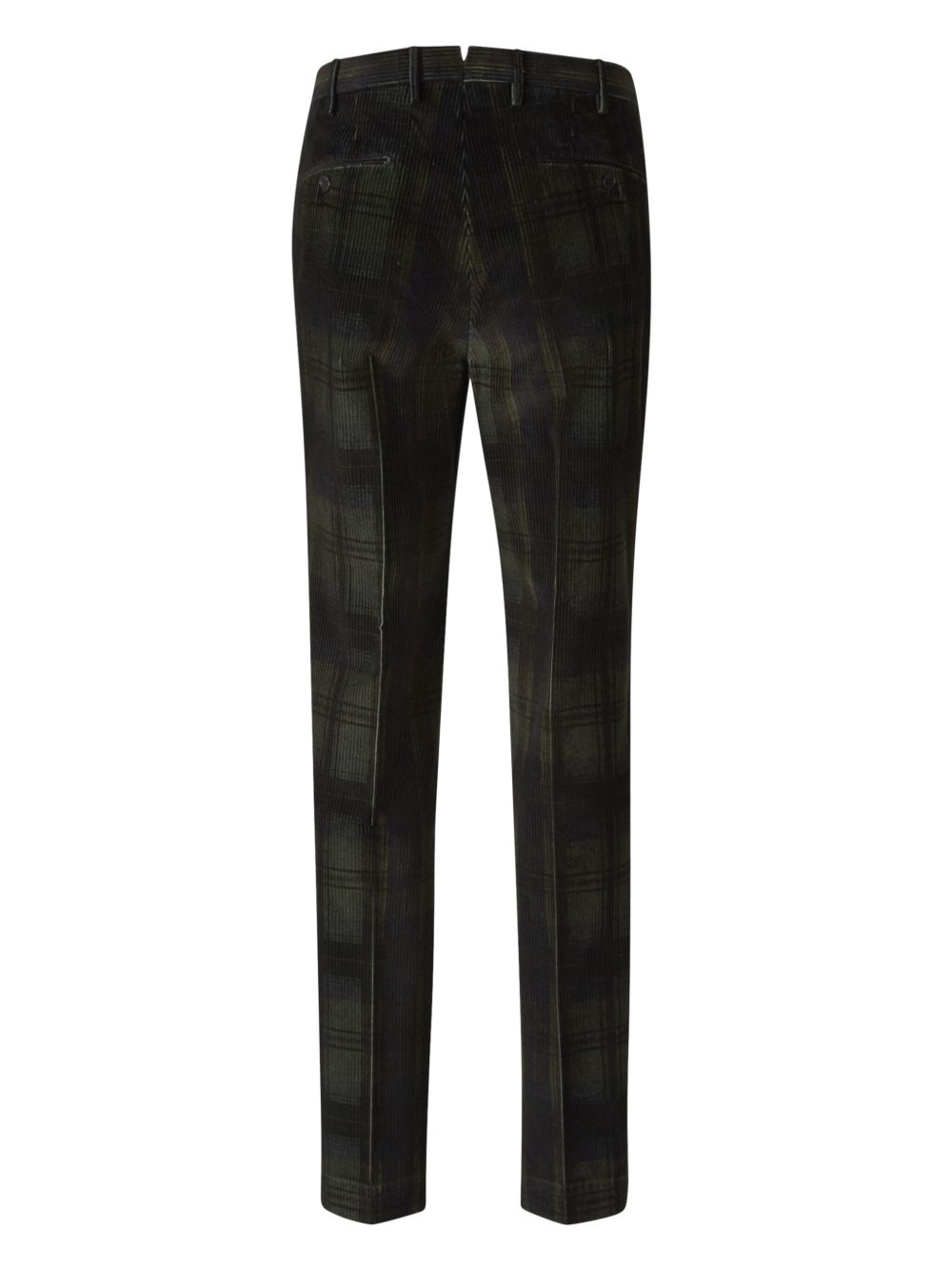 Incotex cotton corduroy trousers - Groen