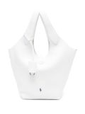 Polo Ralph Lauren leather tote bag - White