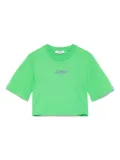 MSGM Kids cropped T-shirt - Green
