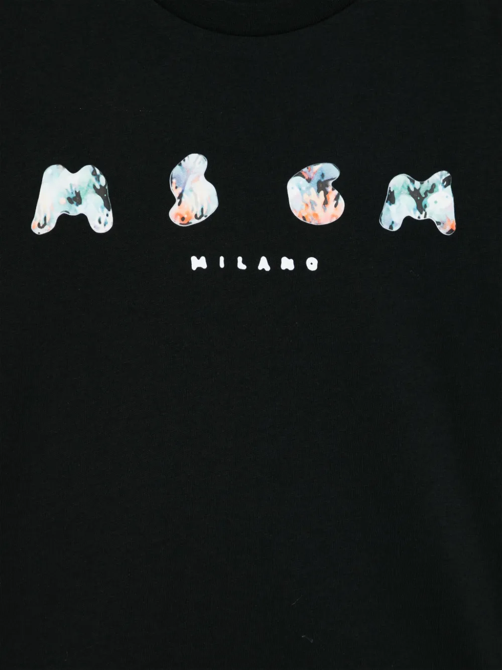 MSGM Kids T-shirt met logoprint Zwart