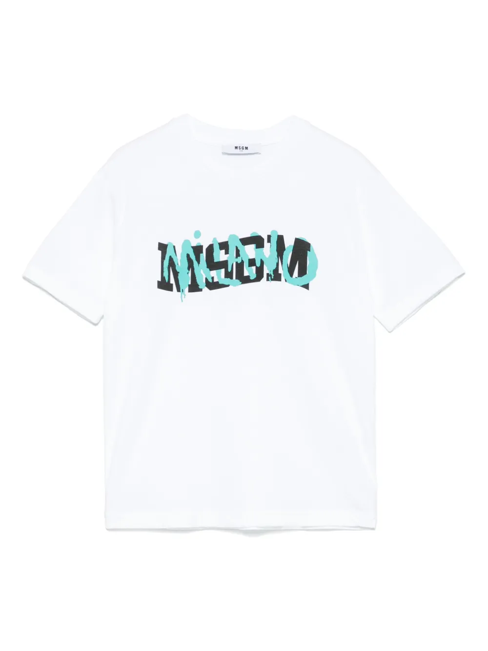 MSGM Kids playera de jersey | blanco | Image 1