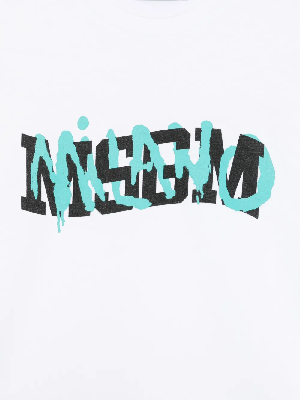 MSGM Kids Jersey T-shirt Wit