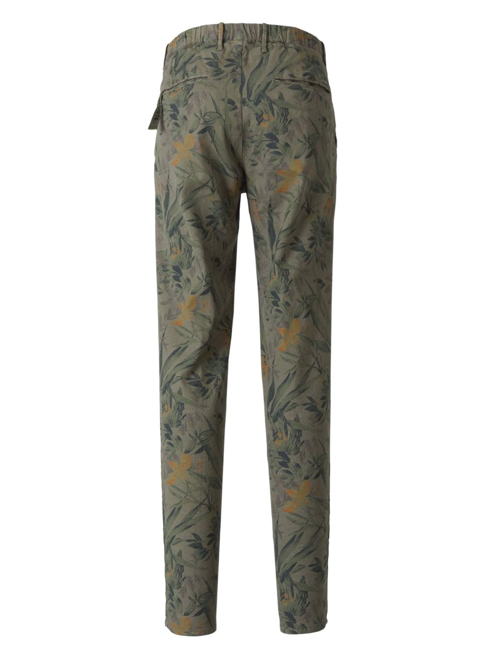 Incotex floral-print trousers - Groen