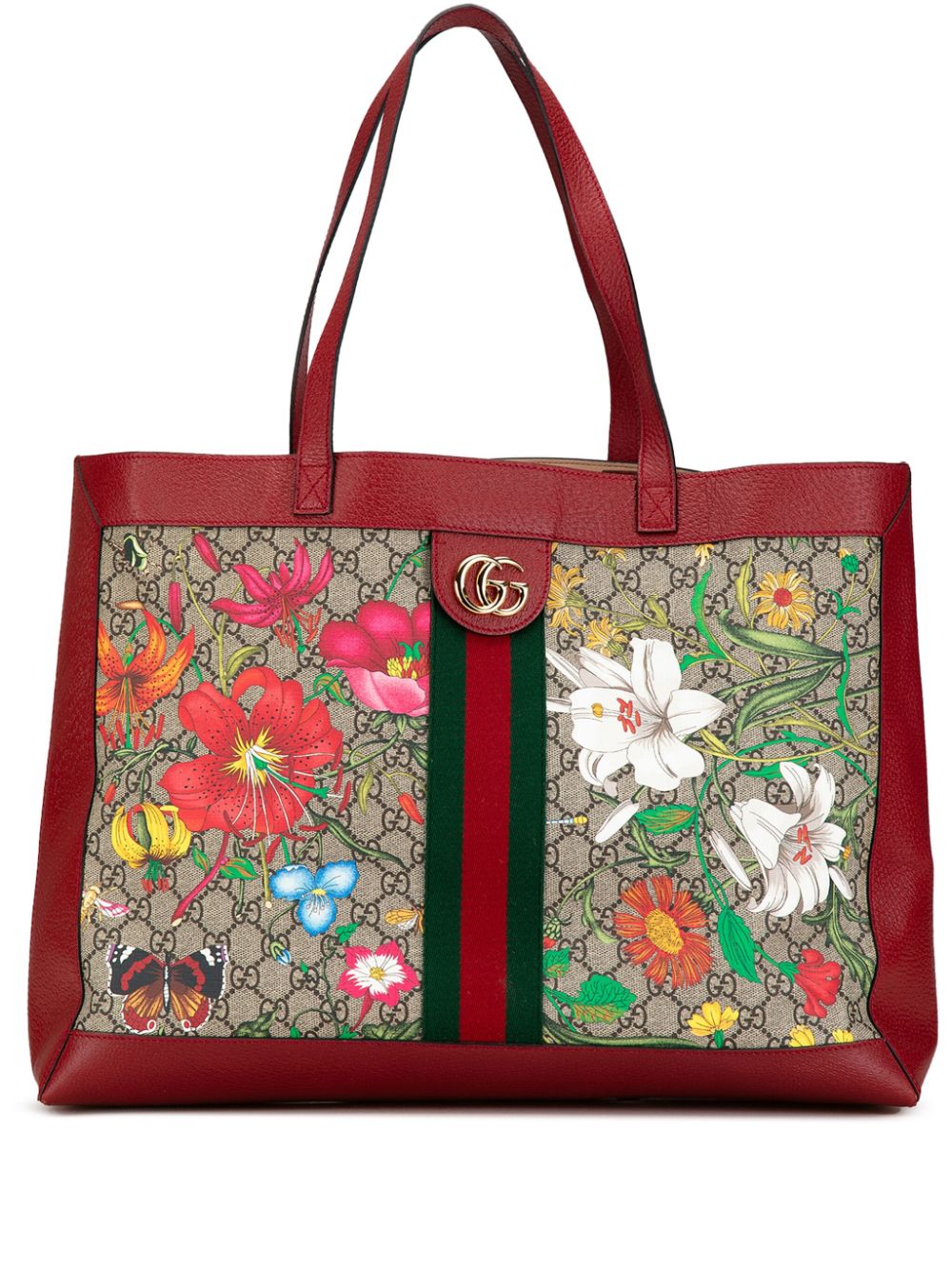 2016-2024 Medium GG Supreme Flora Ophidia tote bag