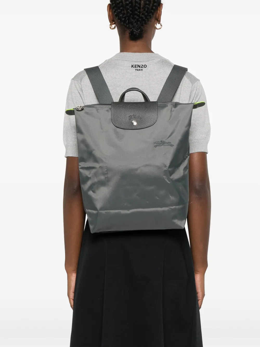 Longchamp Le Pliage rugzak - Grijs