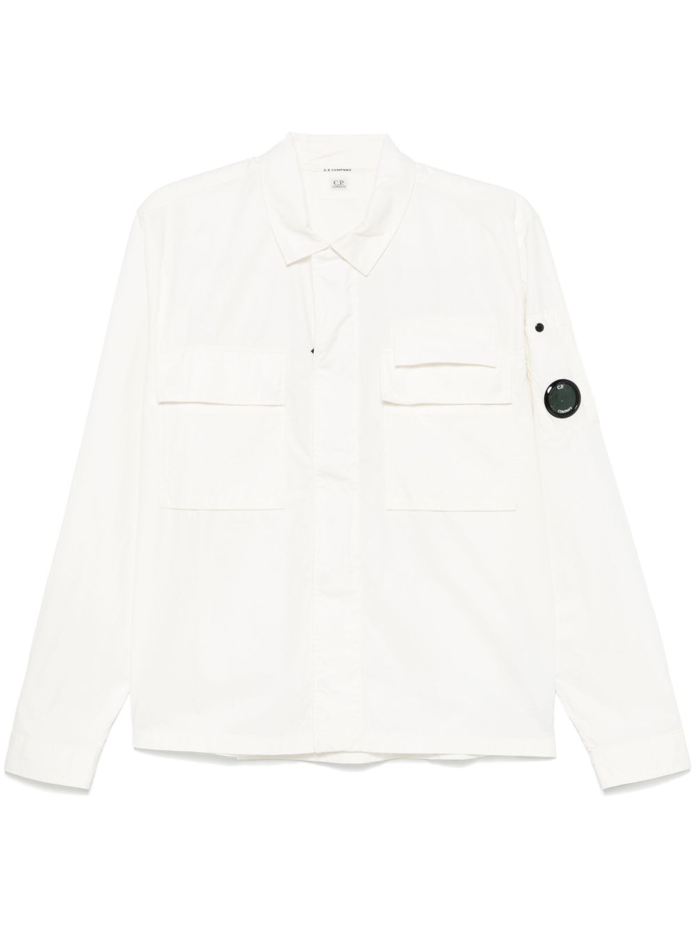 C.P. Company Lens-detailed shirt - White