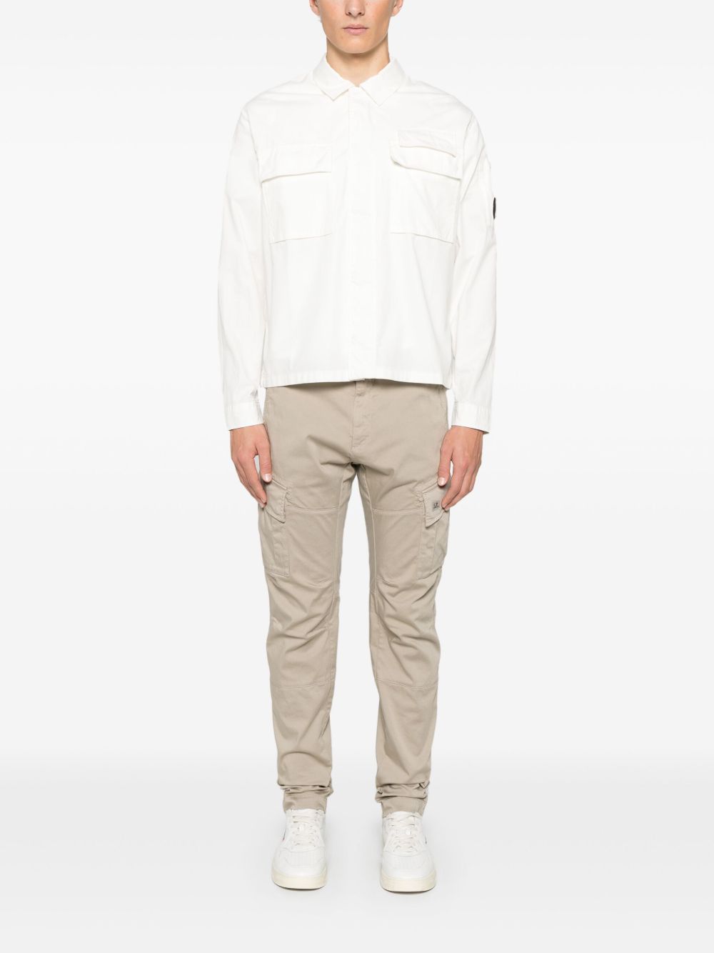 C.P. Company Lens-detailed shirt - White