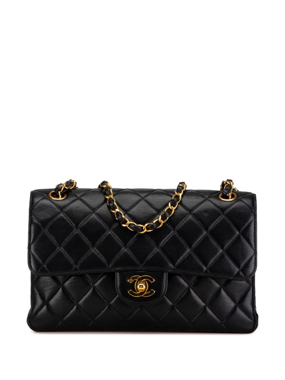 CHANEL Pre-Owned 1994-1996 Medium Classic Lambskin Double Sided Flap shoulder bag - Black