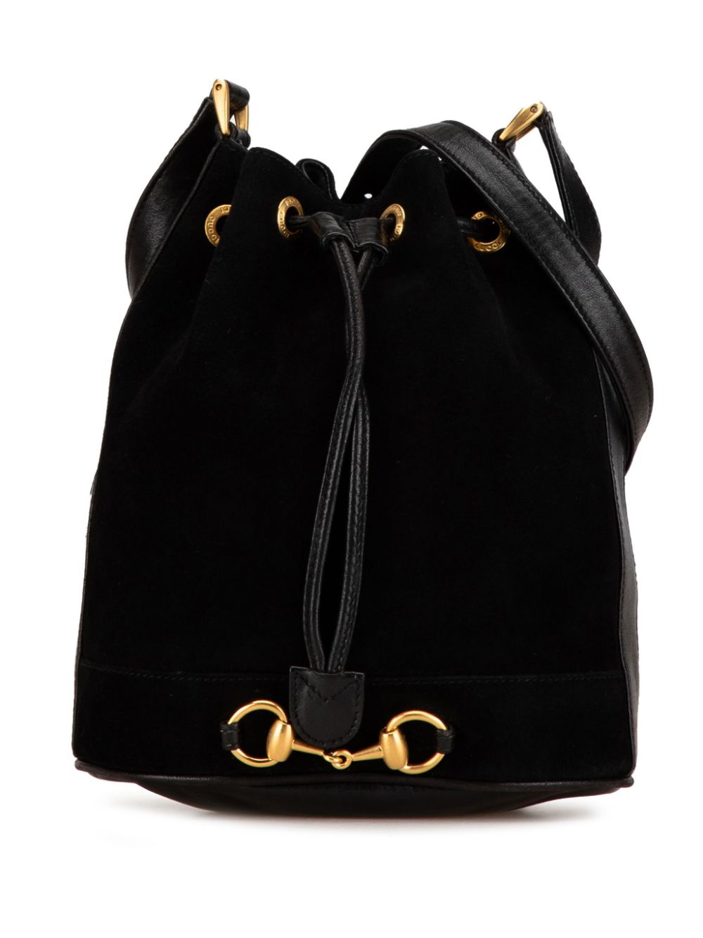 2000-2015 Suede Horsebit bucket bag