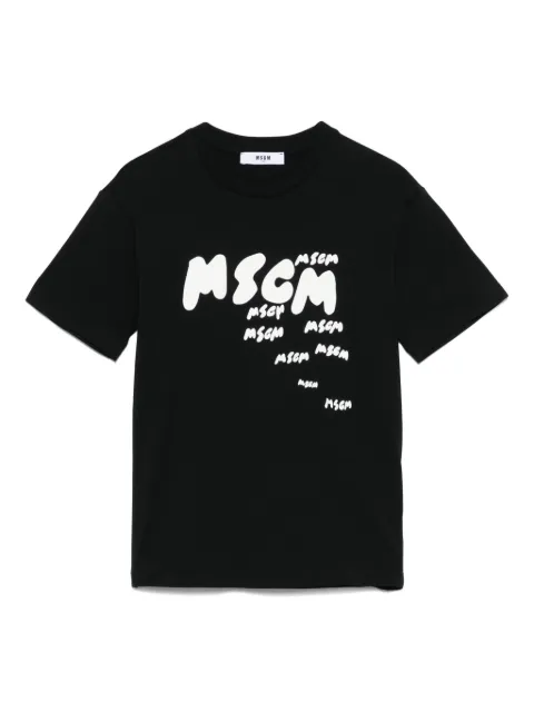 MSGM Kids logo-print T-shirt 