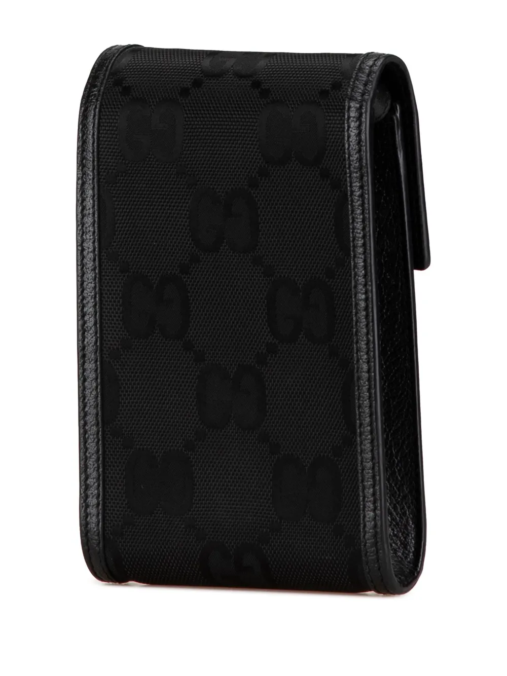 Pre-owned Gucci 2016-2024 Mini Gg Nylon Off The Grid Crossbody Bag In Black