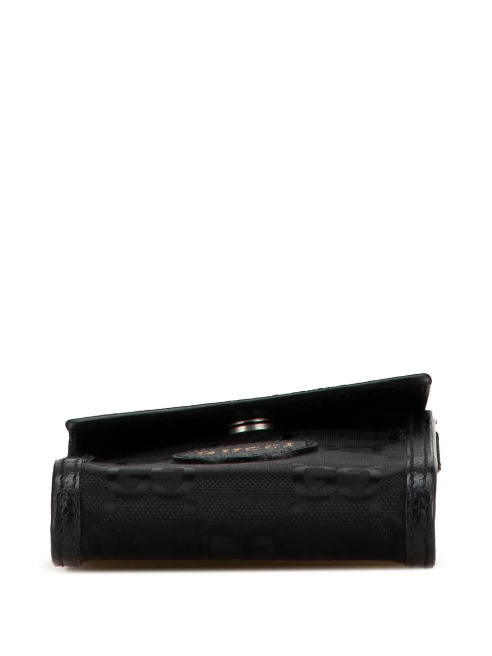 Pre-owned Gucci 2016-2024 Mini Gg Nylon Off The Grid Crossbody Bag In Black