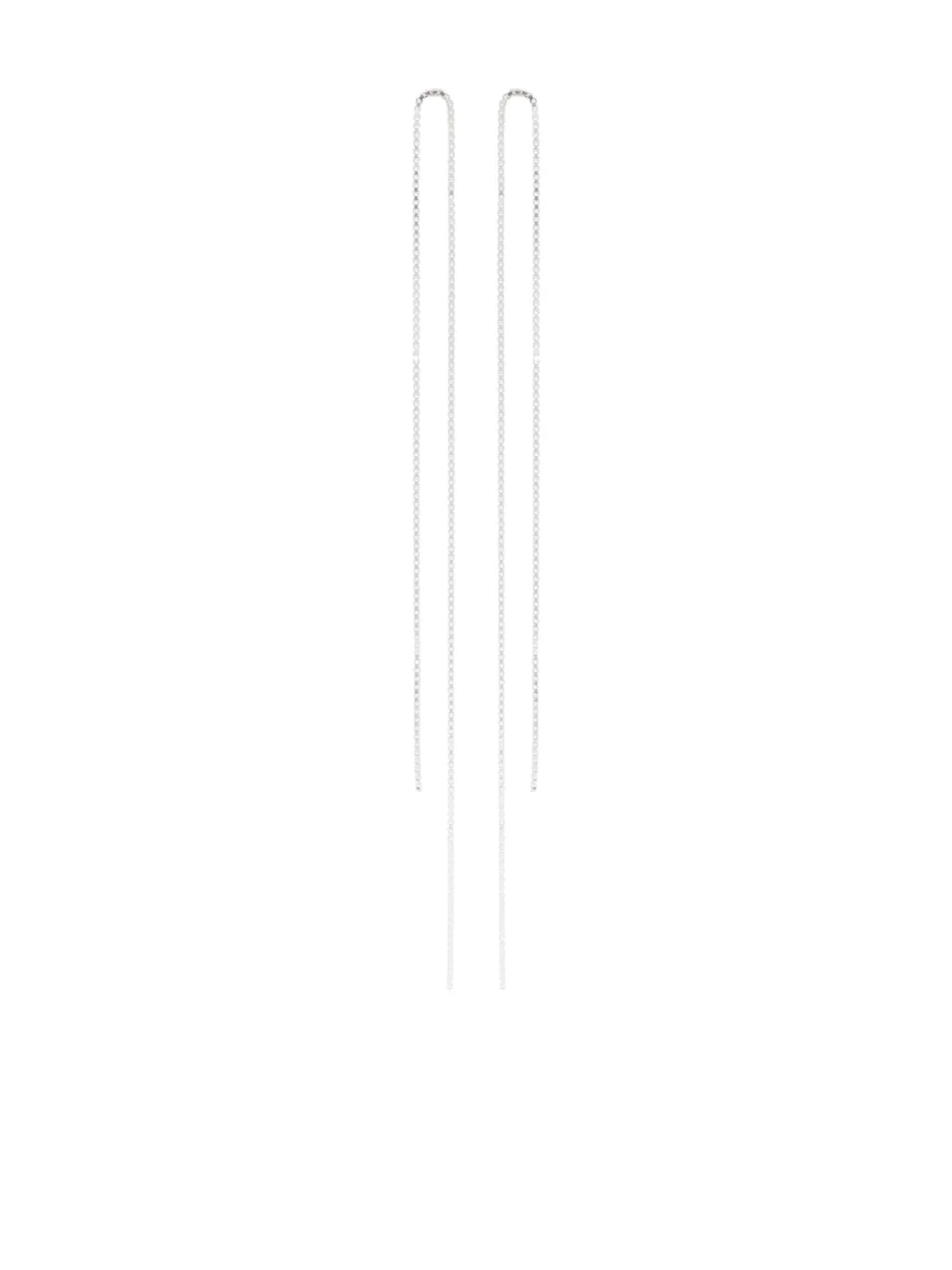 Saskia Diez aretes Fringe Cubic No2 | plateado | Image 1