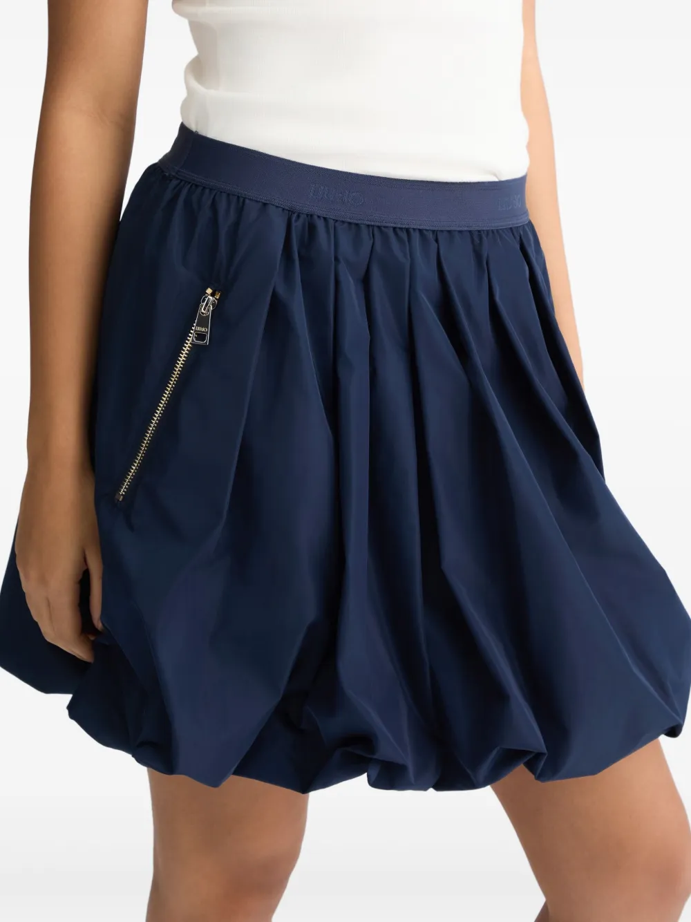 Taffeta Mini Skirt