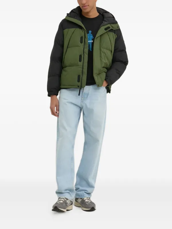 Timberland Hooded water-repellent Padded Jacket Green FARFETCH