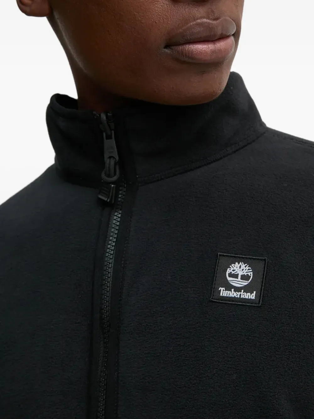 Timberland Trui met logodetail en rits Zwart