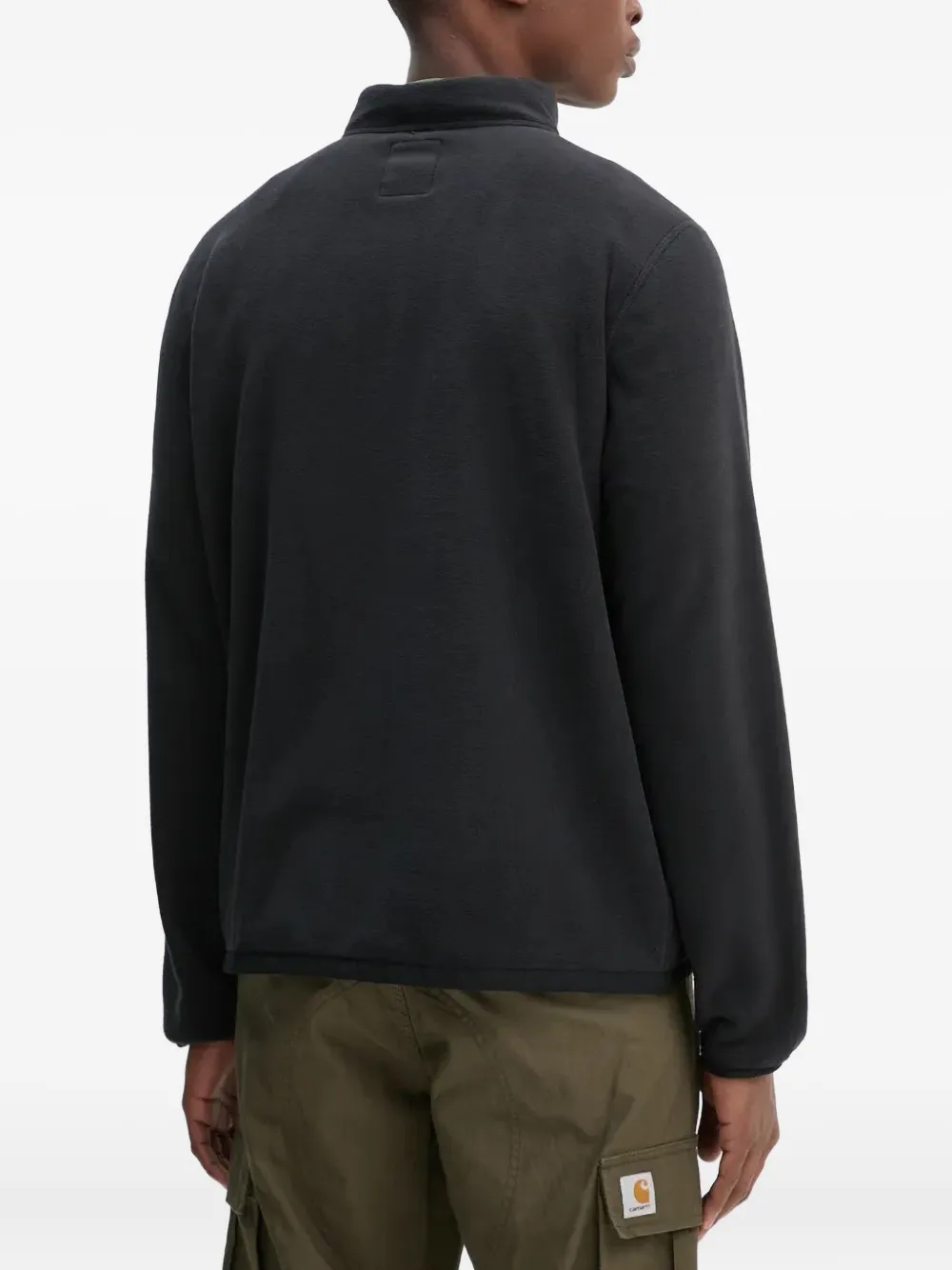 Timberland Trui met logodetail en rits Zwart