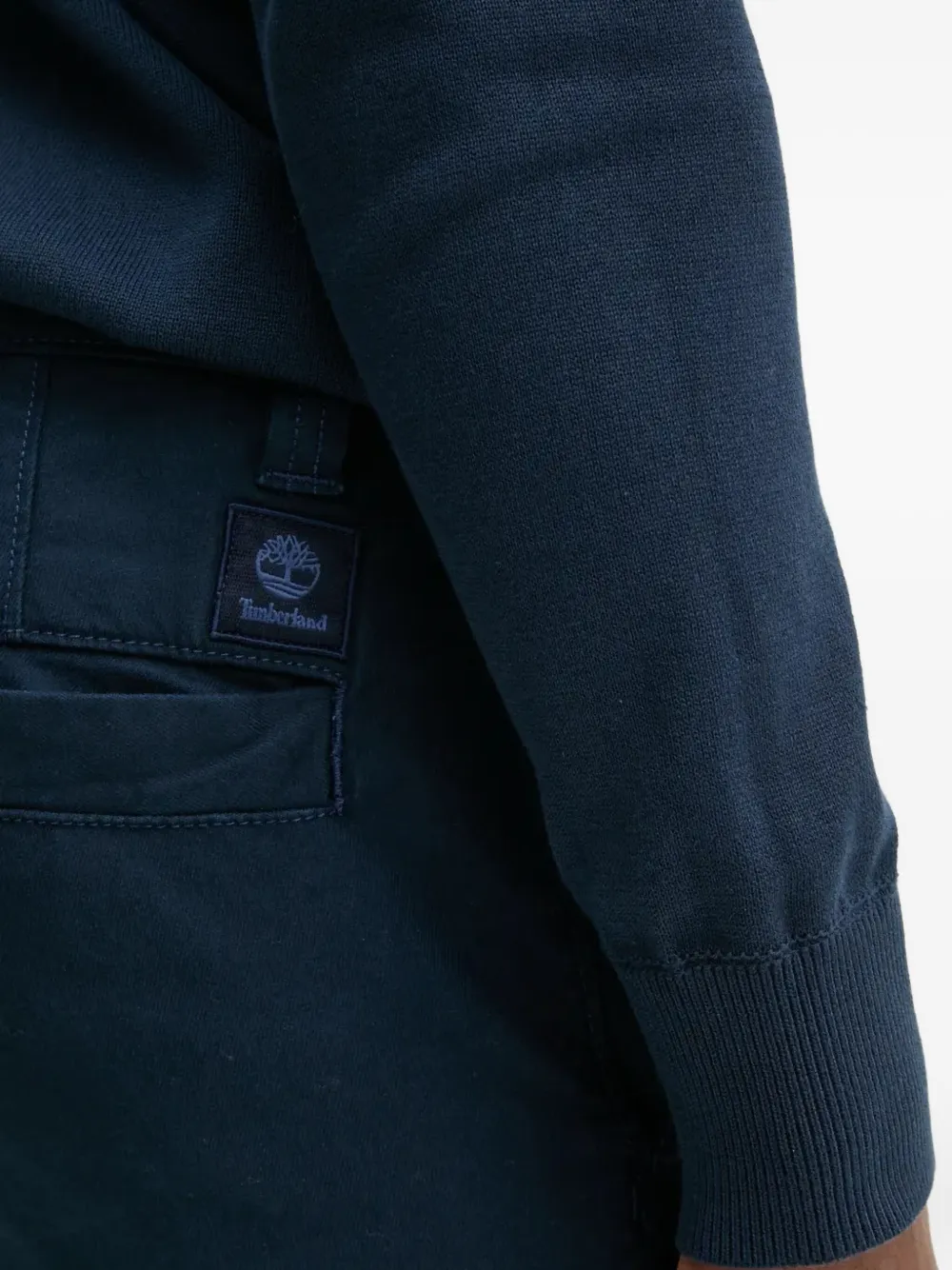 Timberland Broek met logopatch Blauw