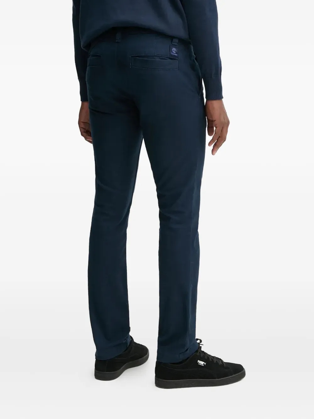 Timberland Broek met logopatch Blauw