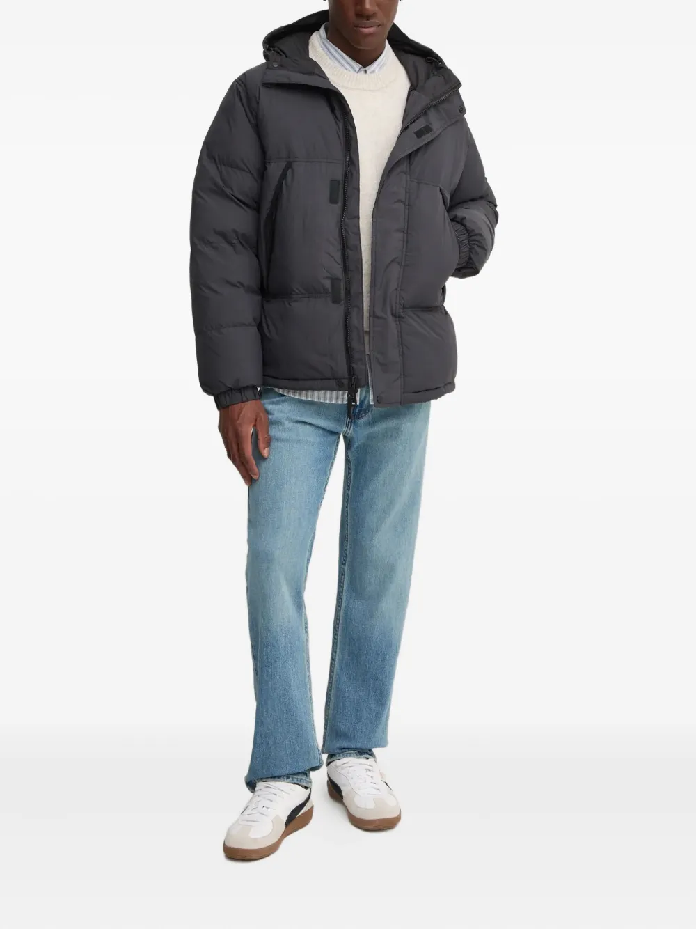 Timberland hooded logo-patch padded jacket | Down Jackets | Image 2