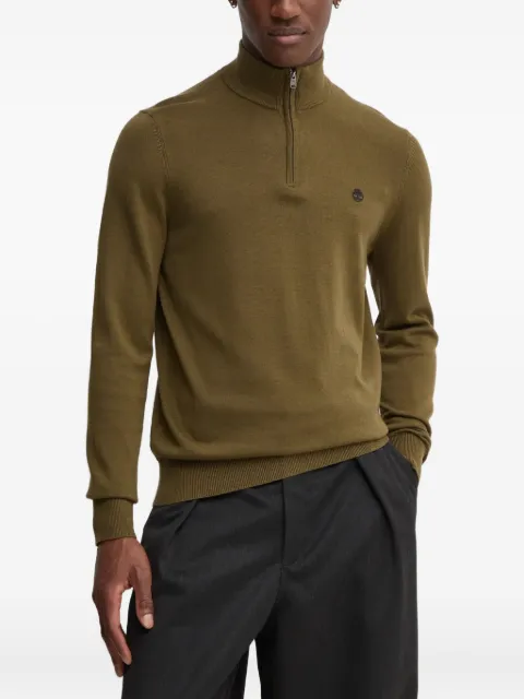 Timberland quater-zip logo sweater
