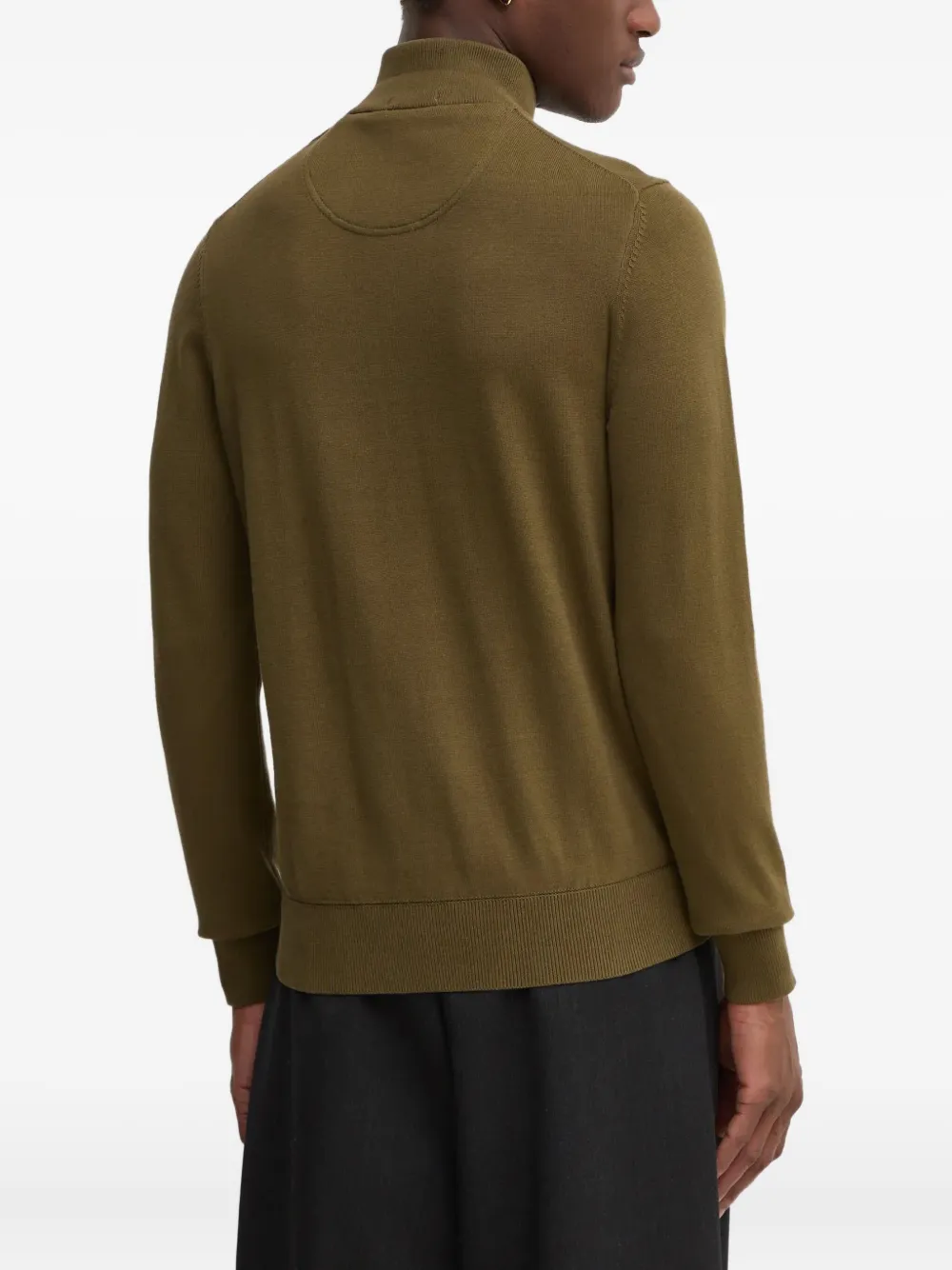 Timberland Trui met logo en rits Groen