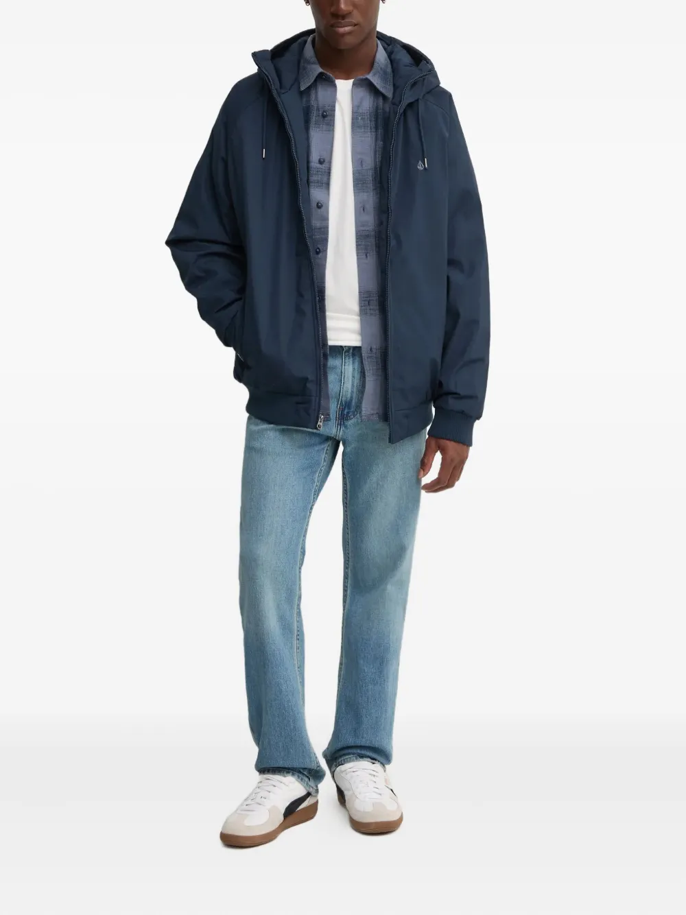 Timberland check pocket flannel shirt - Blauw
