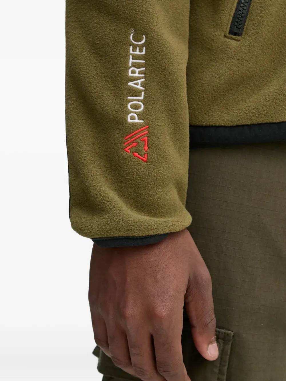 Timberland Sherburne Polartec fleece trui met ritszak Groen