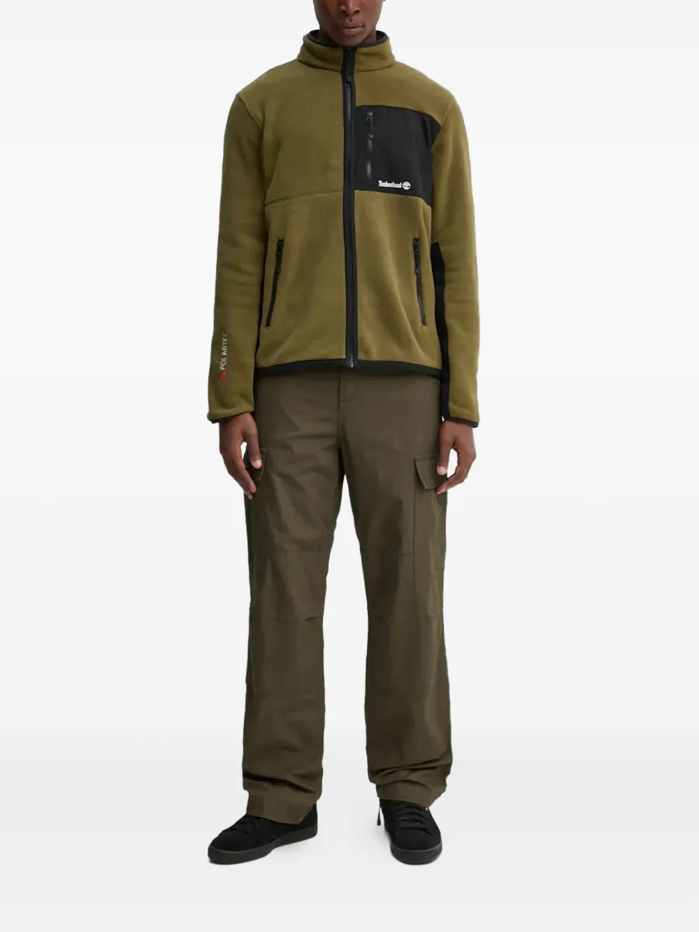 Timberland Sherburne Polartec zip-pocket fleece sweater - Groen