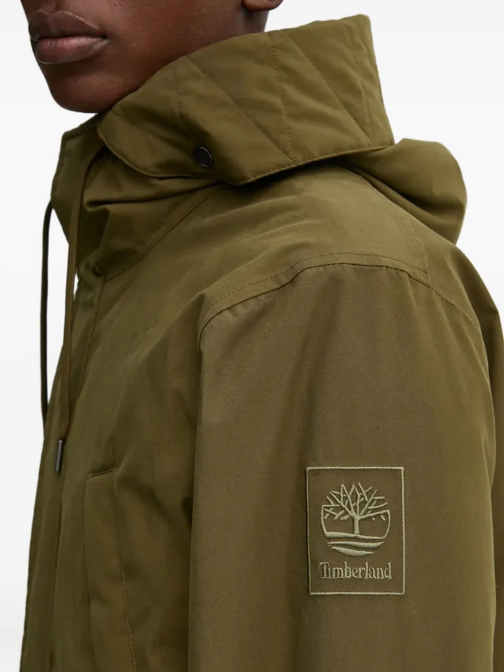 Timberland Jack met capuchon en logopatch Groen