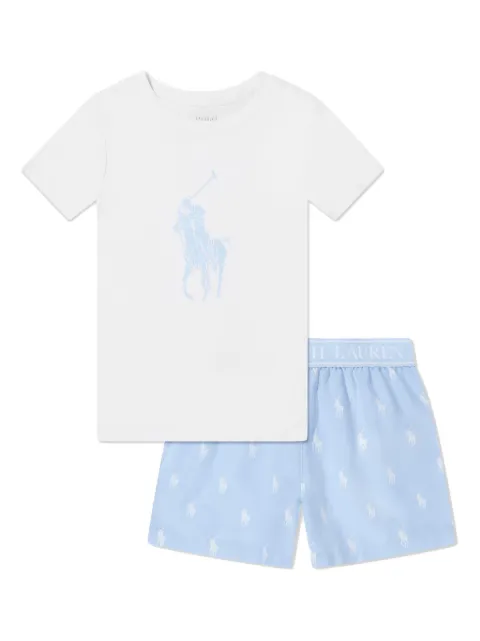 POLO RALPH LAUREN KIDS logo-print pyjama set 