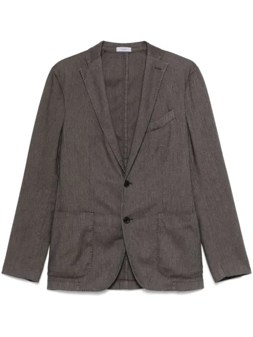 Blazer ample à effet froissé - Boglioli - Modalova