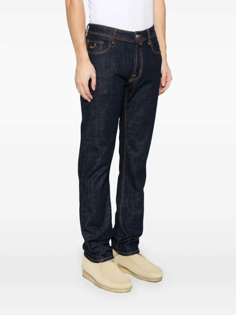Shop Jacob Cohen Bard Jeans In Blue
